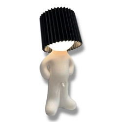 KINKY PLEASURE Fun Table Lamp Boy Schwarz/Weiss