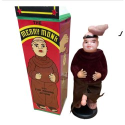 KINKY PLEASURE Funny Brown Monk Figure Shows His Dick
