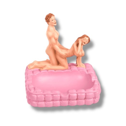 KINKY PLEASURE OB152 Sexy Fucking Couple Ash Tray Pink