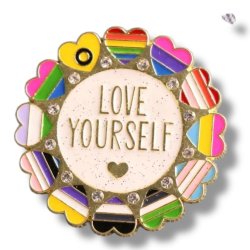 KINKY PLEASURE Pin "Love Yourself"