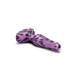 B-VIBE Novice Leopard Anal-Plug mit Vibration Violett
