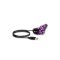 B-VIBE Novice Leopard Anal-Plug mit Vibration Violett