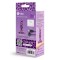 B-VIBE Novice Leopard Anal-Plug mit Vibration Violett