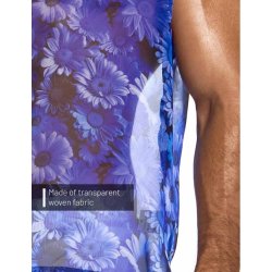 MODUS VIVENDI Daisies Sleeveless Shirt Blau