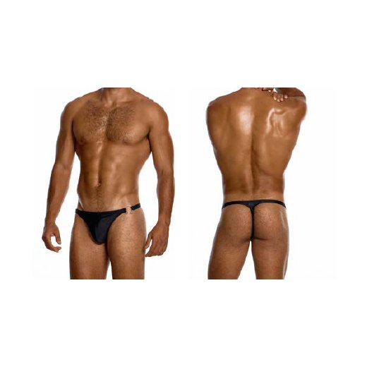 MODUS VIVENDI Swimwear Prince Albert Thong Schwarz