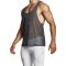 MODUS VIVENDI Abstract Net Tank Top Grau