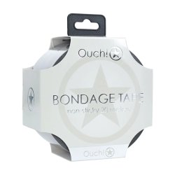 OUCH Bondage Tape Non-Sticky 20 m x 5 cm Silber