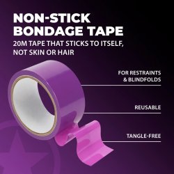 OUCH Bondage Tape Non-Sticky 20 m x 5 cm Violett