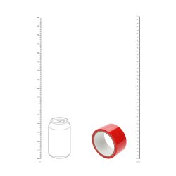 OUCH Bondage Tape Non-Sticky 20 m x 5 cm Red