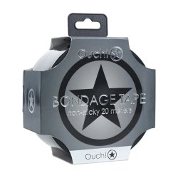 OUCH Bondage Tape Non-Sticky 20 m x 5 cm Schwarz