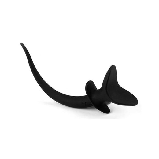 KINKY PUPPY Anker-Plug mit Hundeschwanz aus Silikon Schwarz