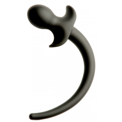 KINKY PUPPY Puppy Tail Plug N°1 aus Silikon Schwarz