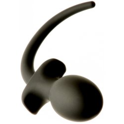 KINKY PUPPY Puppy Tail Plug N°2 aus Silikon Schwarz