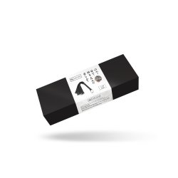 LIEBE SEELE Dark Candy Flogger aus PU-Leder Schwarz