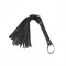 LIEBE SEELE Dark Candy Flogger aus PU-Leder Schwarz