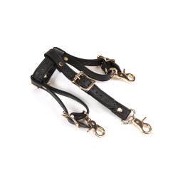 LIEBE SEELE Dark Secret Forced Orgasm Strap aus Leder...