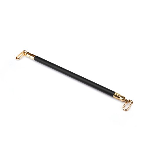 LIEBE SEELE Dark Candy Coated Spreader Bar aus PU-Leder Schwarz