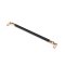 LIEBE SEELE Dark Candy Coated Spreader Bar aus PU-Leder Schwarz