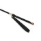 LIEBE SEELE Dark Candy Riding Crop mit Heart Shape Tip aus PU-Leder Schwarz