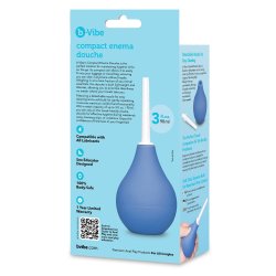 B-VIBE Compact Enema Douche 90 ml Blau