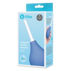 B-VIBE Compact Enema Douche 90 ml Blau