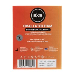 EXS Oral Dam Strawberry 1 Stk.