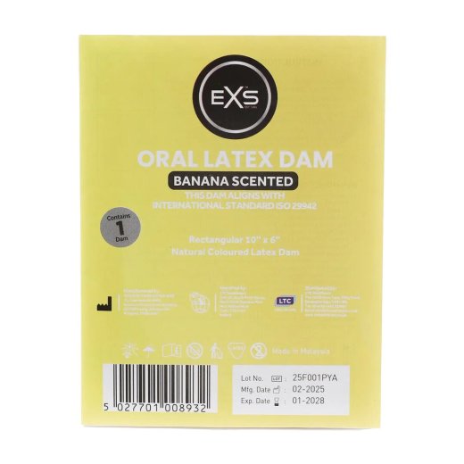EXS Oral Dam Banana 1 Stk.