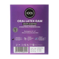 EXS Oral Dam Grape1 Stk.