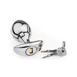 MEN STEEL Anal-Plug Lock Abschliessbar