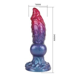 PRETTY LOVE Power Monsters Eldritch Sentinel Rippled Monster Dildo Multicolor
