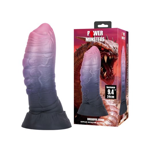 PRETTY LOVE Power Monsters Dreadful Fiend Rippled Monster Dildo Multicolor