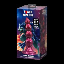 PRETTY LOVE Power Monsters Primal Beastlord Rippled Monster Dildo Multicolor
