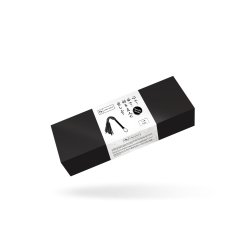 LIEBE SEELE Metallic Shade Flogger  aus PU-Leder Schwarz