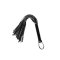LIEBE SEELE Metallic Shade Flogger  aus PU-Leder Schwarz