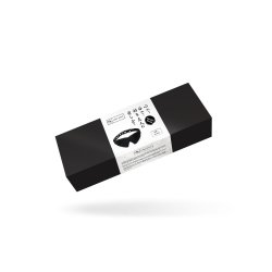 LIEBE SEELE Metallic Shade Blindfold  aus PU-Leder Schwarz