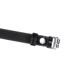 LIEBE SEELE Metallic Shade Blindfold  aus PU-Leder Schwarz