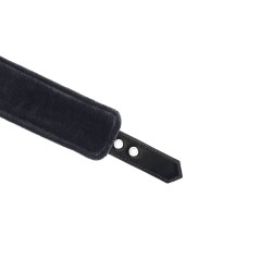 LIEBE SEELE Metallic Shade Ankle Cuffs aus PU-Leder Schwarz