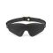 LIEBE SEELE Dark Candy Blindfold aus PU-Leder Schwarz