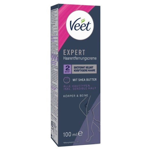 VEET Expert Haarentfernungscreme für Körper & Beine 100 ml