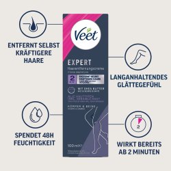 VEET Expert Haarentfernungscreme für Körper & Beine 100 ml