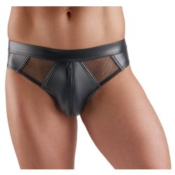 SVENJOYMENT Slip mit Reissverschluss Schwarz