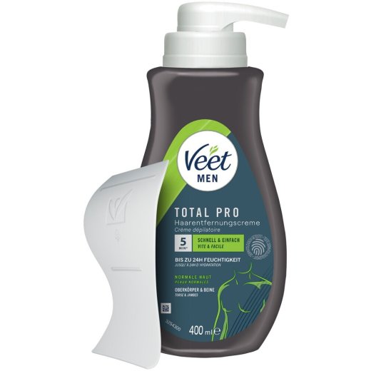 VEET Men Total Pro Haarentfernungscreme 400 ml