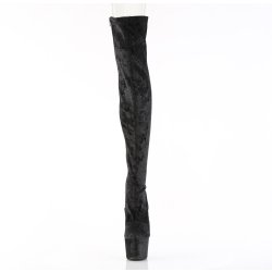 PLEASER Stiefel Adore mit Glitzer Schwarz