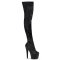 PLEASER Stiefel Adore mit Glitzer Schwarz