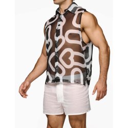 MODUS VIVENDI X Heart Sleeveless Shirt Schwarz