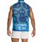 MODUS VIVENDI X Heart Sleeveless Shirt Blau