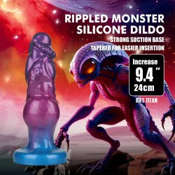 PRETTY LOVE Power Monsters Rift Titan Dildo 24 cm Aufblasbar Multicolor