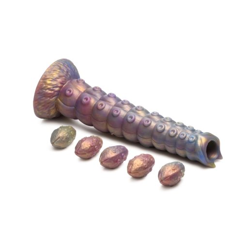 XR PLAY HARD Creature Cocks Deep Invader Tentacle Ovipositor Dildo inkl. 5 Silikoneier