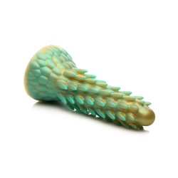 XR PLAY HARD Stegosaurus Spiky Reptile Dildo Grün