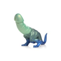 XR PLAY HARD Creature Cocks Jurassic Cock Dinosaur Dildo Grün/Blau